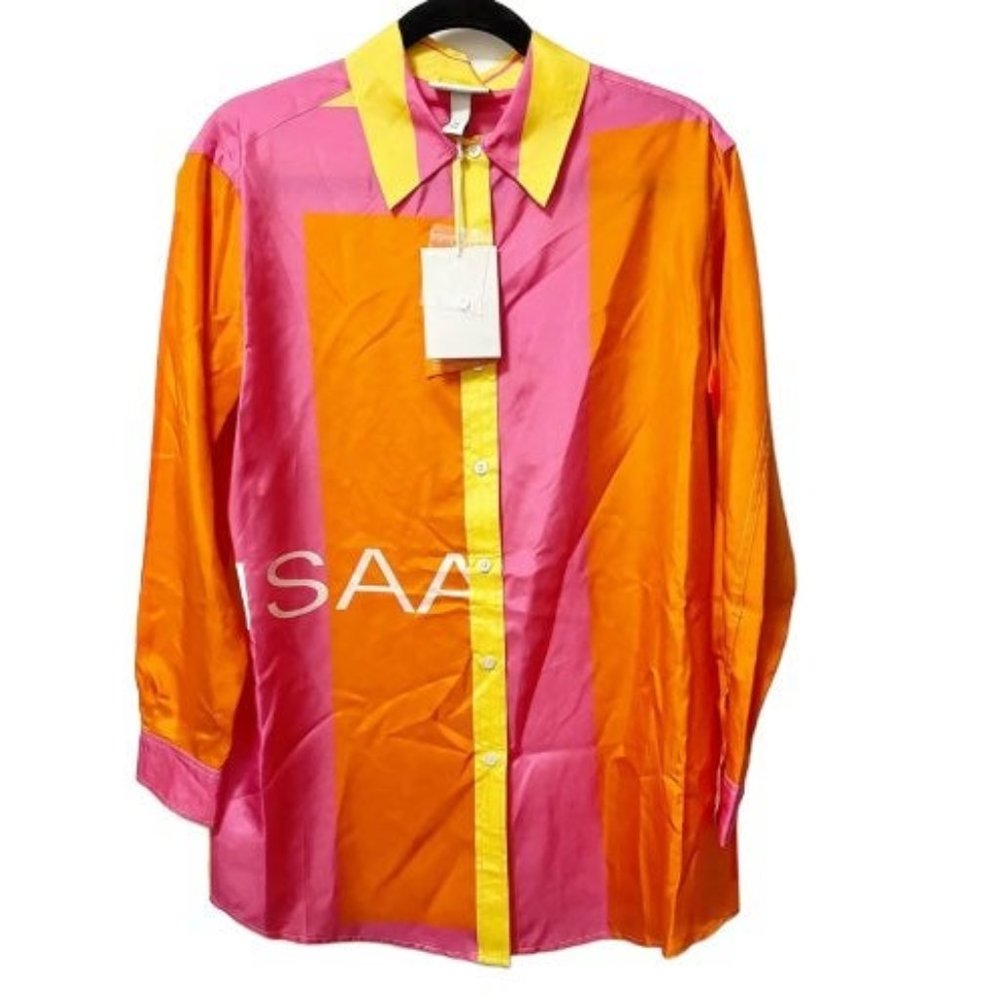 NEW! Isaac Mizrahi silk blouse